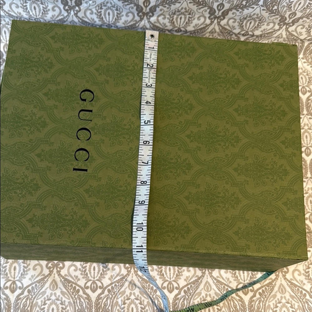 Gucci Green Patterned Box - Picture 7 of 9